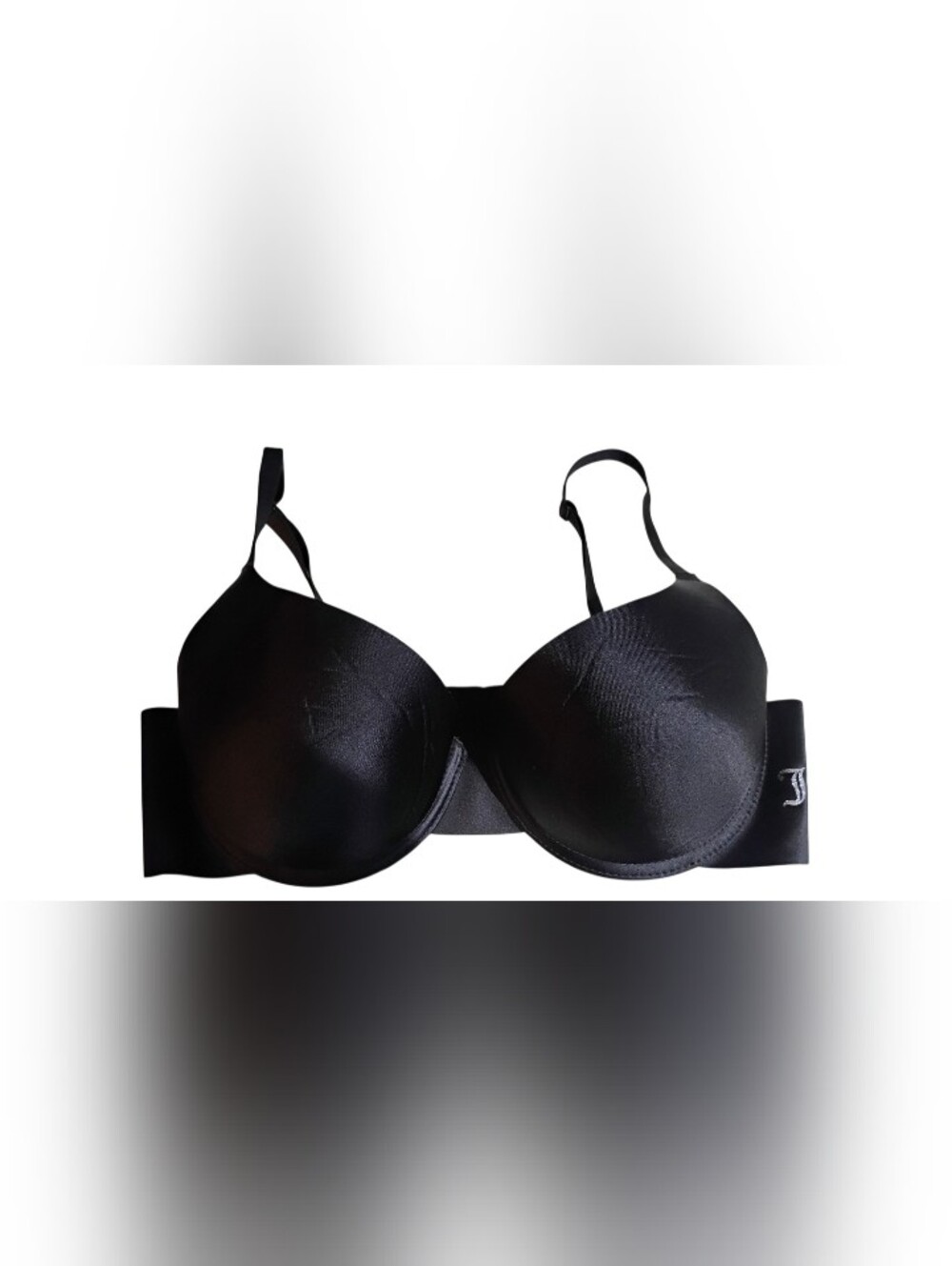 Juicy Couture Black Smooth T-Shirt Bra Size 36 C